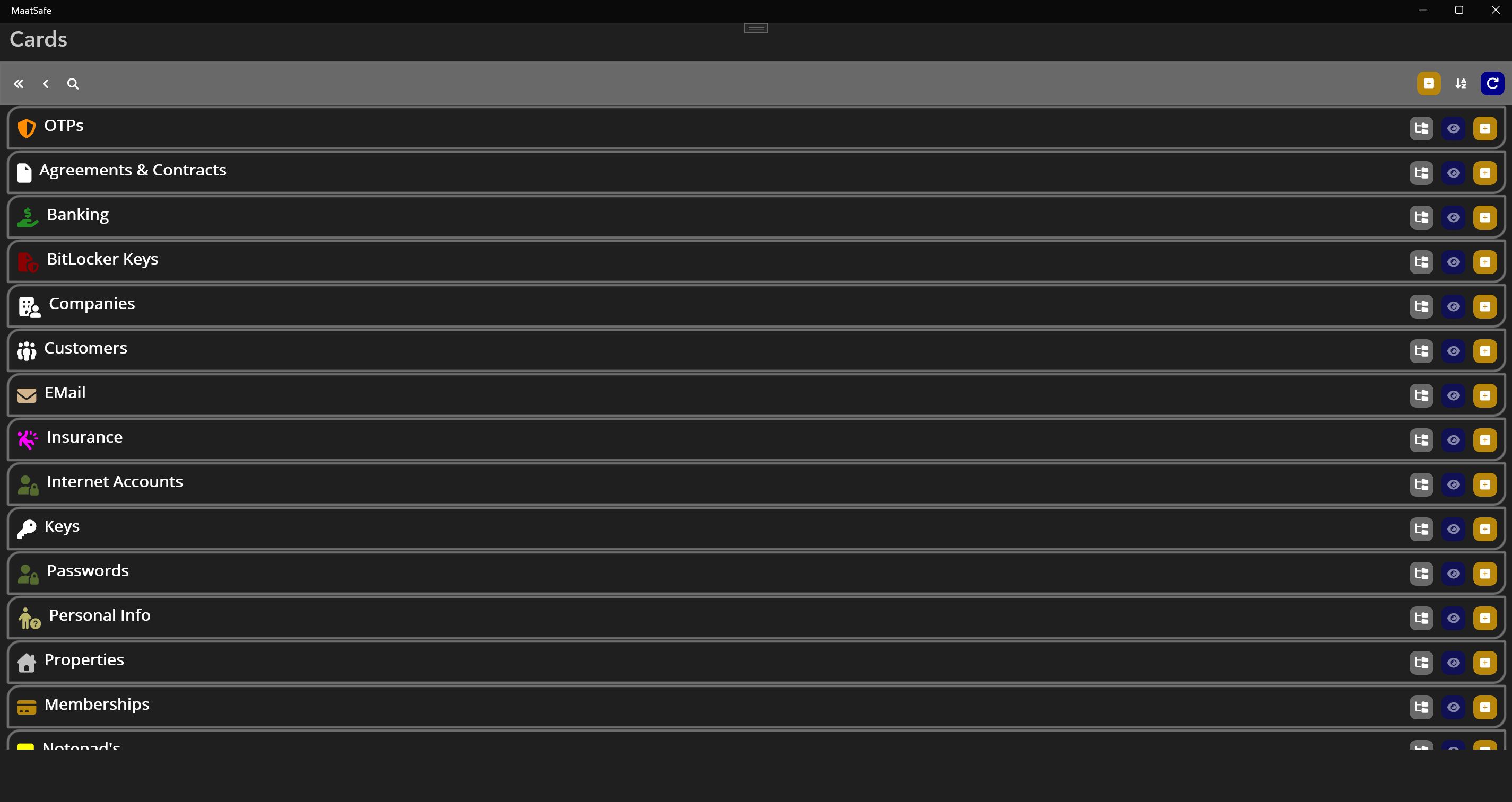 Card Windows